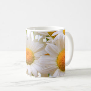 Bright Summer Daisies Flowers Koffiemok