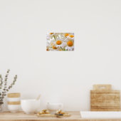 Bright Summer Daisies Poster (Keuken)