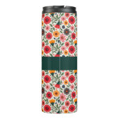 Bright Summer Flowers Thermosbeker (Achterkant)