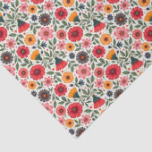 Bright Summer Flowers Tissuepapier (Detail)