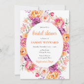 Bright Summer Flowers Vrijgezellenfeest Kaart (Voorkant)