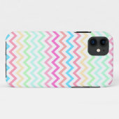 Bright Summer Pastel Chevron Pattern iPhone 5 Hoes (Achterkant (horizontaal))