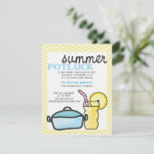 Bright Summer Potluck Kaart (Staand voorkant)