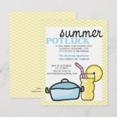 Bright Summer Potluck Kaart (Voorkant / Achterkant)