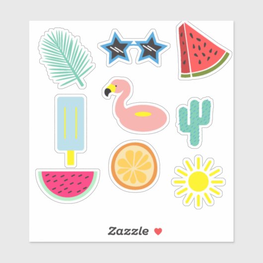 Bright Summer Stickers (Vel)