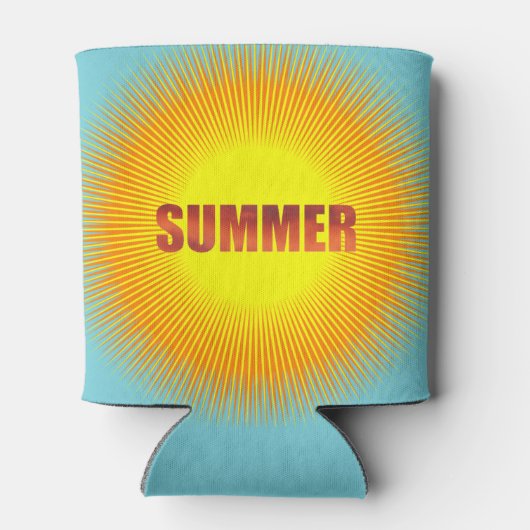 Bright Summer Sun Koelbox Blikjeskoeler (Achterkant)