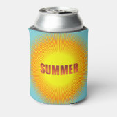 Bright Summer Sun Koelbox Blikjeskoeler (Blikje Achterkant)