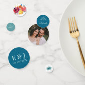 Bright Summer Wedding Table Confetti (Groep)