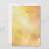 Bright Summer Wildflower Cute Elegant Baptisme Kaart (Achterkant)