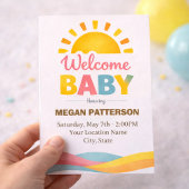 Bright Sun Baby Welcome Style Kaart