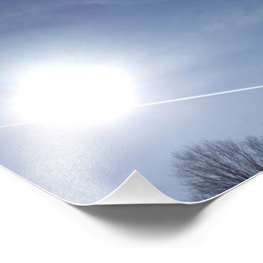 Bright Sun Foto Afdruk (Hoek)