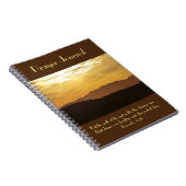 Bright Sun Over Mountains Prayer Journal Notitieboek (Rechterzijde)