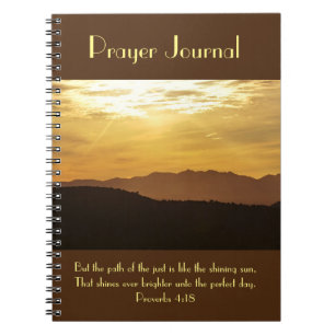 Bright Sun Over Mountains Prayer Journal Notitieboek
