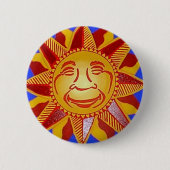 Bright Sun Ronde Button 5,7 Cm (Voorkant)
