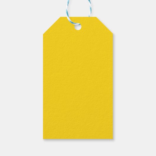 Bright Sun Script Kinderen Verjaardag Cadeaulabel (Achterkant)