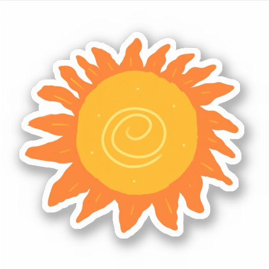 Bright Sun Sticker (Voorkant)