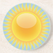 Bright Sun Zandsteen Onderzetter (Voorkant)