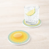 Bright Sun Zandsteen Onderzetter (Zijkant)