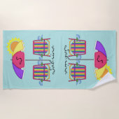 Bright Sunbrella Beach Towel Strandlaken (Voorkant)