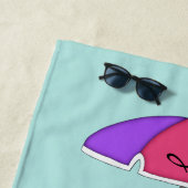 Bright Sunbrella Beach Towel Strandlaken (In situ)