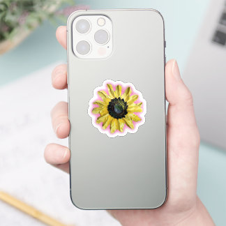 Bright Sunflower Art Sticker