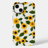 Bright sunflower pattern Case-Mate iPhone case (Achterkant)