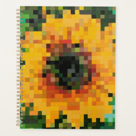 Bright sunflower planner