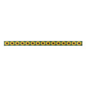 Bright Sunflower Ribbon Satijnen Lint (Voorkant)