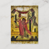 Bright Sunny Flowers Orthodox Bruiloft Gebed Kaart Plaatskaartje (Voorkant)