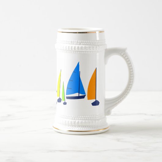Bright Sunny Sailships - Stein Bierpul (Rechts)
