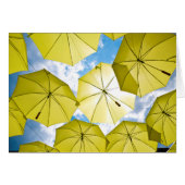 Bright Sunny Yellow Umbrellas (Voorkant Horizontaal)