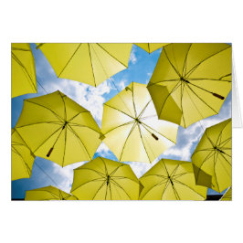 Bright Sunny Yellow Umbrellas