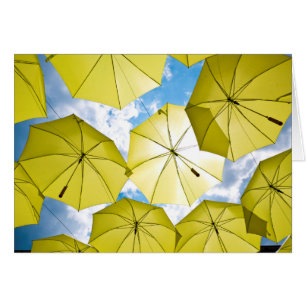 Bright Sunny Yellow Umbrellas
