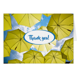 Bright Sunny Yellow Umbrellas