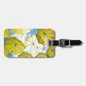 Bright Sunny Yellow Umbrellas Bagagelabel (Voorkant horizontaal)