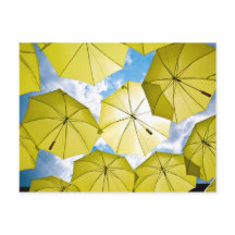 Bright Sunny Yellow Umbrellas