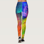 Bright Sunrise Abstract schilderij - Leggings (Achterkant)