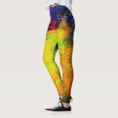 Bright Sunrise Abstract schilderij - Leggings (Links)