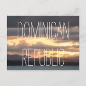 Bright Sunset | Dominicaanse Republiek Briefkaart (Voorkant)