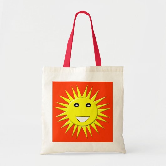 Bright Sunshine Budget Canvas tas (Voorkant)