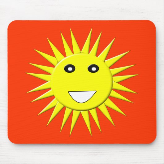 Bright Sunshine Mousepad Muismat (Voorkant)