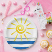 “Bright Sunshine” Papieren borden Papieren Bordje (Feest)