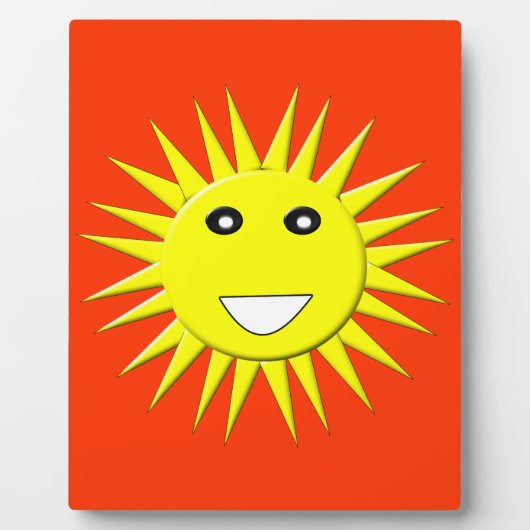 Bright Sunshine Plaque Fotoplaat (Voorkant)