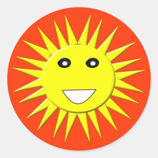Bright Sunshine Sticker (Voorkant)
