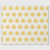 Bright Sunshiny Day Foto Verjaardag Cadeaupapier (Vlak)