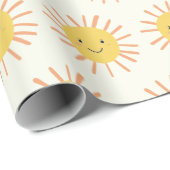 Bright Sunshiny Day Foto Verjaardag Cadeaupapier (Rol Hoek)