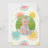 Bright Sunshiny Day Foto Verjaardag Kaart (Achterkant)