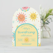 Bright Sunshiny Day Foto Verjaardag Kaart (Staand voorkant)