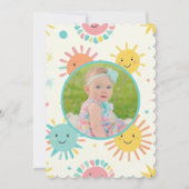 Bright Sunshiny Day Foto Verjaardag Kaart (Achterkant)