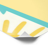 Bright Sunshiny Day Foto Verjaardag Perfect Poster (Hoek)